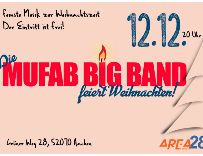 Weihnachtskonzert mit der Mufab Big Band