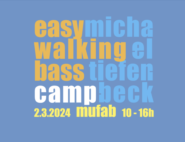 Easy Walking Bass Workshop mit Michael Tiefenbeck