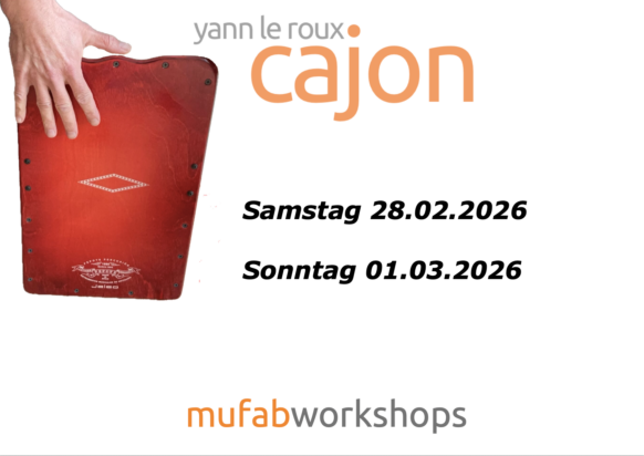 Cajon Workshop mit Yann Le Roux