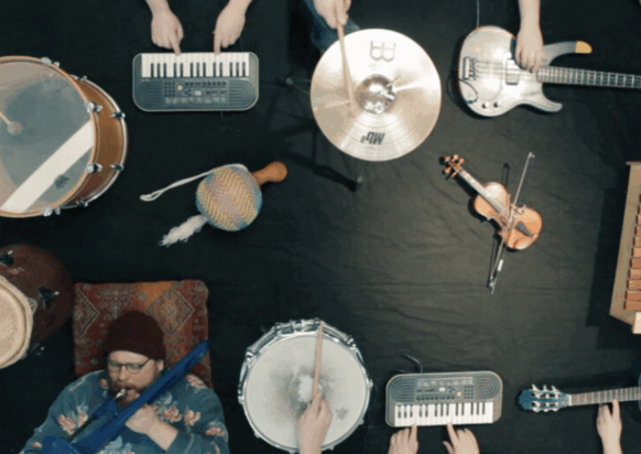 Trash-Orchester in der MUFAB